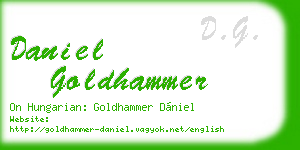 daniel goldhammer business card